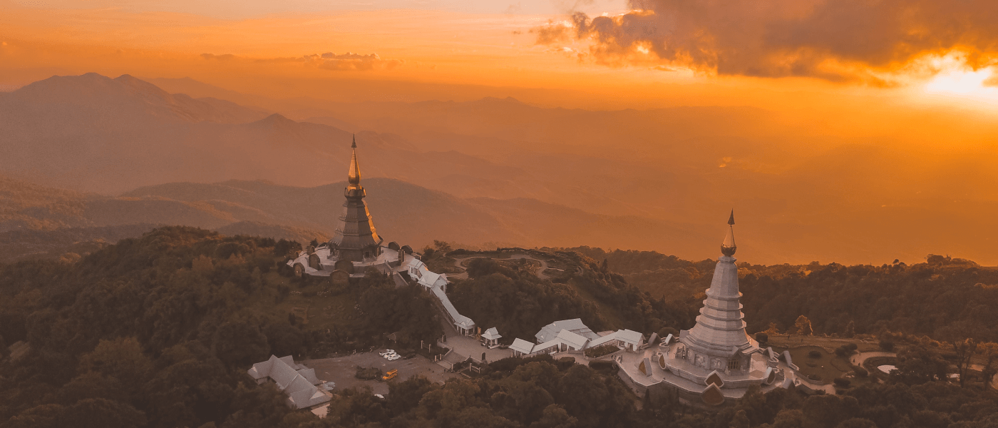 Pagoda Temple Sunset